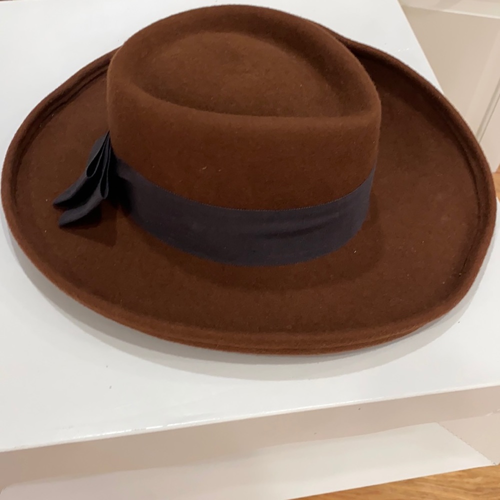 Sonni brown felt ladies hat